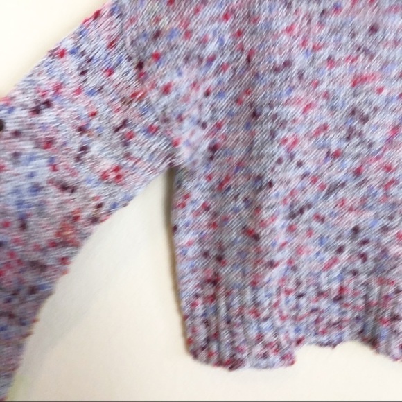 New BP. Slouchy Cowl Neck Lightweight Relaxed Sweater in Confetti - Picture 7 of 11